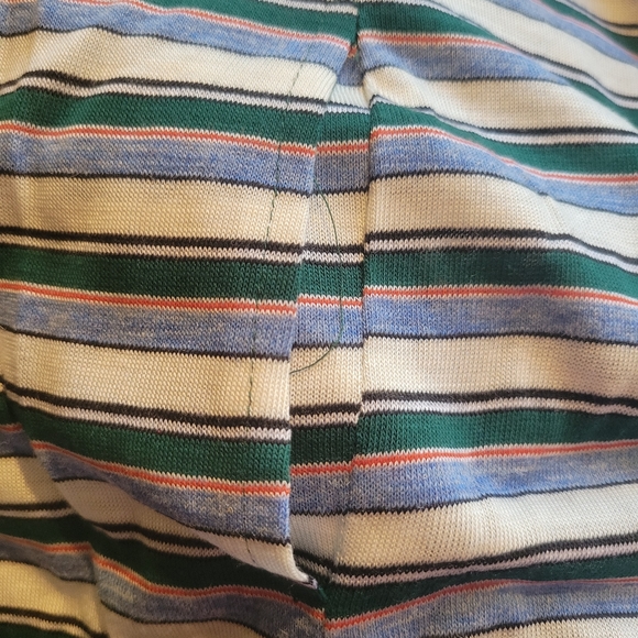 VINTAGE 1970'S Kay Windsor SZ3 STRIPPED BUTTON FRONT SHIRT - Picture 8 of 12